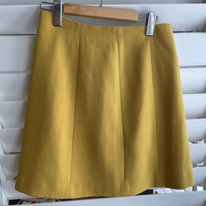 Babaton Hopper Yellow Mini skirt